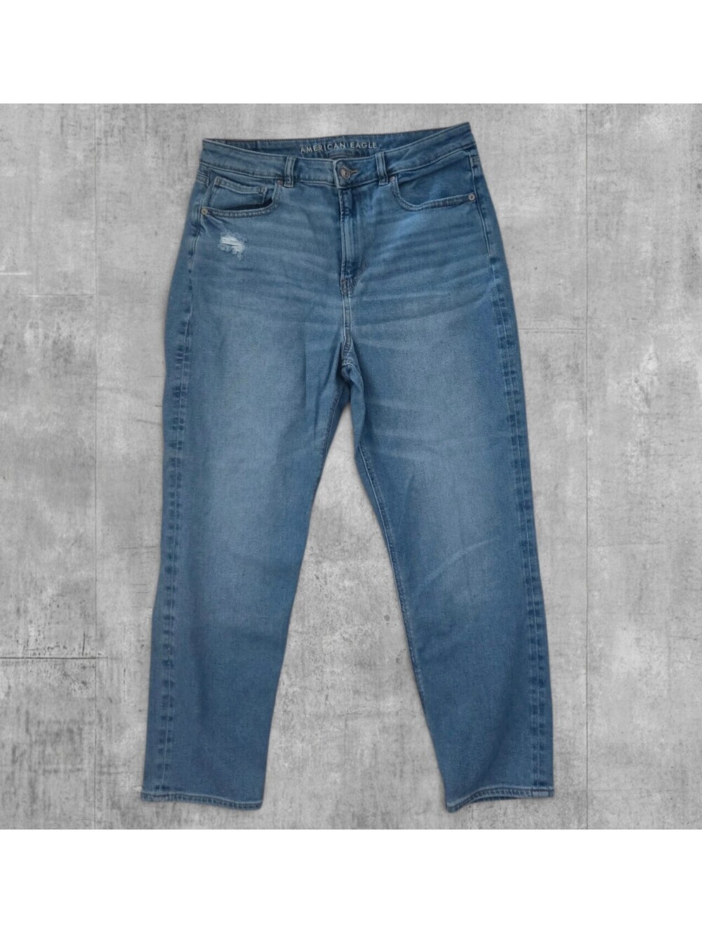 American Eagle High Waisted Stretch Mom Jeans